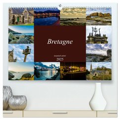 Bretagne - traumhaft schön! (hochwertiger Premium Wandkalender 2025 DIN A2 quer), Kunstdruck in Hochglanz