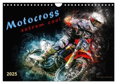 Motocross - extrem cool (Wandkalender 2025 DIN A4 quer), CALVENDO Monatskalender - Calvendo;Roder, Peter