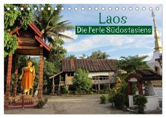 Laos - Die Perle Südostasiens (Tischkalender 2025 DIN A5 quer), CALVENDO Monatskalender - Calvendo;Astor, Rick