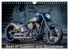 Best of Custom- and Showbikes Kalender (Wandkalender 2025 DIN A4 quer), CALVENDO Monatskalender