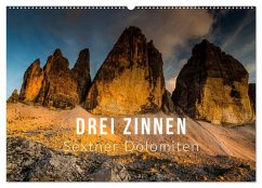 Drei Zinnen. Sextner Dolomiten (Wandkalender 2025 DIN A2 quer), CALVENDO Monatskalender