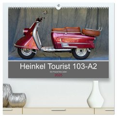 Heinkel Tourist 103-A2 Ein Freund fürs Leben (hochwertiger Premium Wandkalender 2025 DIN A2 quer), Kunstdruck in Hochglanz - Calvendo;Laue, Ingo