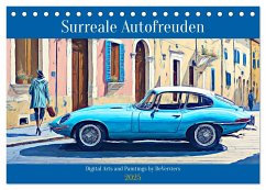 Surreale Autofreuden (Tischkalender 2025 DIN A5 quer), CALVENDO Monatskalender