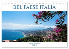 Bel baese Italia - Schönes Land Italien (Tischkalender 2025 DIN A5 quer), CALVENDO Monatskalender - Calvendo;Steiner, Wolfgang