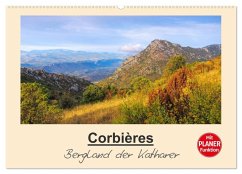 Corbieres - Bergland der Katharer (Wandkalender 2025 DIN A2 quer), CALVENDO Monatskalender