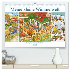 Meine kleine Wimmelwelt (hochwertiger Premium Wandkalender 2025 DIN A2 quer), Kunstdruck in Hochglanz - Calvendo;Krätschmer, Marion