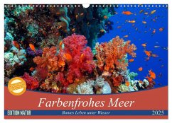 Farbenfrohes Meer (Wandkalender 2025 DIN A3 quer), CALVENDO Monatskalender