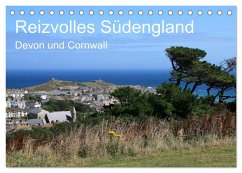 Reizvolles Südengland Devon und Cornwall (Tischkalender 2025 DIN A5 quer), CALVENDO Monatskalender