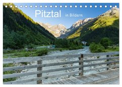 Pitztal in Bildern (Tischkalender 2025 DIN A5 quer), CALVENDO Monatskalender