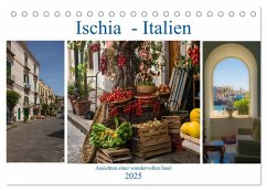 Ischia - Italien (Tischkalender 2025 DIN A5 quer), CALVENDO Monatskalender