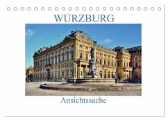 Würzburg - Ansichtssache (Tischkalender 2025 DIN A5 quer), CALVENDO Monatskalender