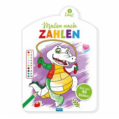 Trötsch Malen nach Zahlen 3. Level Malbuch