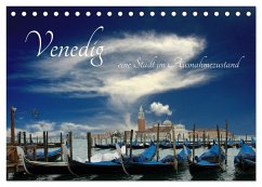 Venedig, eine Stadt im Ausnahmezustand (Tischkalender 2025 DIN A5 quer), CALVENDO Monatskalender - Calvendo;Rufotos