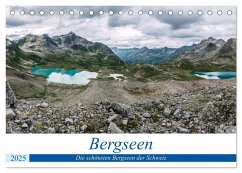 Die schönsten Bergseen der Schweiz (Tischkalender 2025 DIN A5 quer), CALVENDO Monatskalender - Calvendo;Dürst, Walter