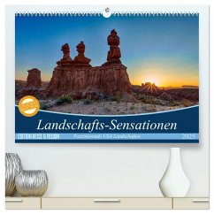 Landschafts-Sensationen (hochwertiger Premium Wandkalender 2025 DIN A2 quer), Kunstdruck in Hochglanz - Calvendo;Leitz, Patrick