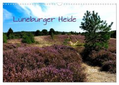 Lüneburger Heide (Wandkalender 2025 DIN A3 quer), CALVENDO Monatskalender