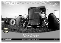 Hot Rods - Neues Leben in altem Blech (Tischkalender 2025 DIN A5 quer), CALVENDO Monatskalender