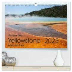 Farben des Yellowstone National Park 2025 (hochwertiger Premium Wandkalender 2025 DIN A2 quer), Kunstdruck in Hochglanz