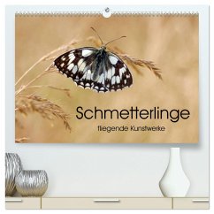 Schmetterlinge - fliegende Kunstwerke (hochwertiger Premium Wandkalender 2025 DIN A2 quer), Kunstdruck in Hochglanz