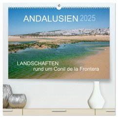 Andalusien - Landschaften rund um Conil de la Frontera (hochwertiger Premium Wandkalender 2025 DIN A2 quer), Kunstdruck in Hochglanz - Calvendo;Müller, Doris