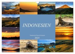Indonesien - Inselparadies Flores & Komodo (Wandkalender 2025 DIN A3 quer), CALVENDO Monatskalender