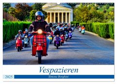 Vespazieren (Wandkalender 2025 DIN A2 quer), CALVENDO Monatskalender