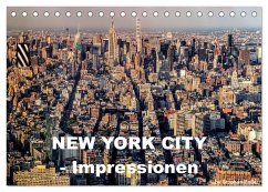 New York City - Impressionen (Tischkalender 2025 DIN A5 quer), CALVENDO Monatskalender