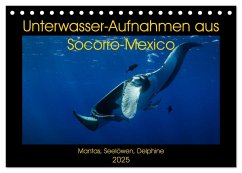 Unterwasser-Aufnahmen aus Socorro-Mexico (Tischkalender 2025 DIN A5 quer), CALVENDO Monatskalender