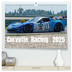 Corvette Racing 2025 (hochwertiger Premium Wandkalender 2025 DIN A2 quer), Kunstdruck in Hochglanz