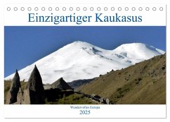 Einzigartiger Kaukasus (Tischkalender 2025 DIN A5 quer), CALVENDO Monatskalender - Calvendo;Cycleguide