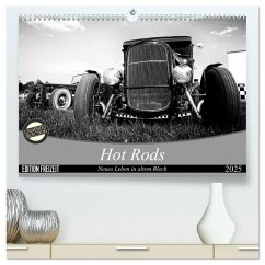 Hot Rods - Neues Leben in altem Blech (hochwertiger Premium Wandkalender 2025 DIN A2 quer), Kunstdruck in Hochglanz - Calvendo;Berlin, StrawfishStudio