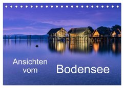 Ansichten vom Bodensee (Tischkalender 2025 DIN A5 quer), CALVENDO Monatskalender