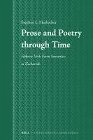 Cover Prose and Poetry through Time