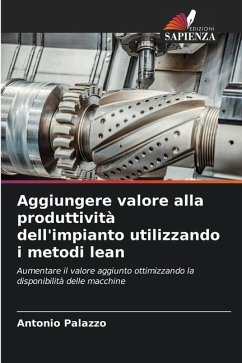 Aggiungere valore alla produttività dell'impianto utilizzando i metodi lean - Palazzo, Antonio