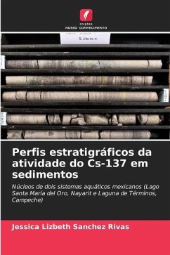 Perfis estratigráficos da atividade do Cs-137 em sedimentos - Sanchez Rivas, Jessica Lizbeth