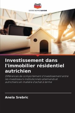 Investissement dans l'immobilier résidentiel autrichien - Srebric, Anela