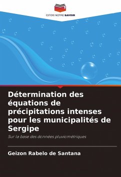 Cover Détermination des équations de précipitations intenses pour les municipalités de Sergipe