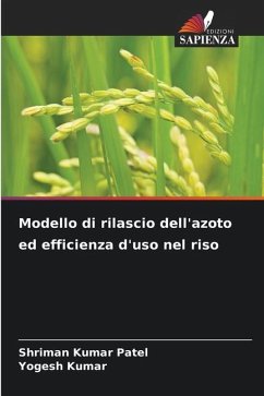 Modello di rilascio dell'azoto ed efficienza d'uso nel riso - Patel, Shriman Kumar;Kumar, Yogesh