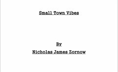 Small Town Vibes (eBook, ePUB) - Zornow, Nicholas James