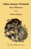 Indian Summer Notebook: A Writer's Miscellany (Henry Williamson Collections, #10) (eBook, ePUB)