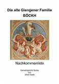 Die alte Giengener Familie BÖCKH (eBook, ePUB)