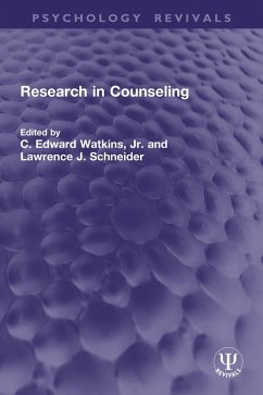 Cover Research in Counseling (eBook, PDF)