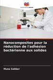 Nanocomposites pour la réduction de l'adhésion bactérienne aux solides