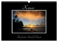 Kauai - The Garden Island (Wandkalender 2025 DIN A3 quer), CALVENDO Monatskalender