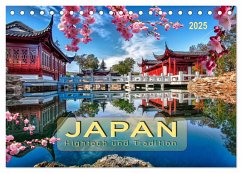 Japan - Hightech und Tradition (Tischkalender 2025 DIN A5 quer), CALVENDO Monatskalender
