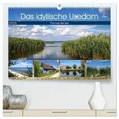 Das idyllische Usedom (hochwertiger Premium Wandkalender 2025 DIN A2 quer), Kunstdruck in Hochglanz - Calvendo;Becker, Thomas