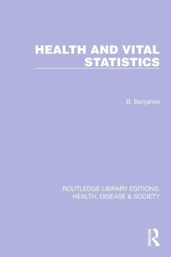 Health and Vital Statistics - Benjamin, Bernard