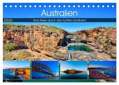 Australien - Travel The Gravel (Tischkalender 2025 DIN A5 quer), CALVENDO Monatskalender