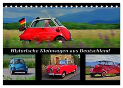 Historische Kleinwagen aus Deutschland (Tischkalender 2025 DIN A5 quer), CALVENDO Monatskalender