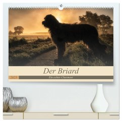 Der Briard 2025 - Ein echter Charmeur (hochwertiger Premium Wandkalender 2025 DIN A2 quer), Kunstdruck in Hochglanz